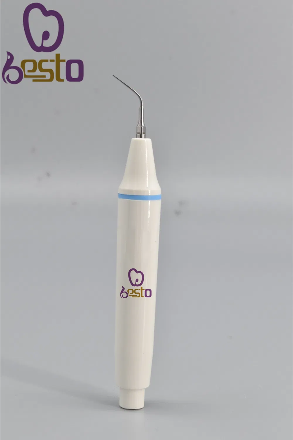 Raspador ultrassônico com alça traseira, tubo de raspador de instrumentos odontológicos com alça