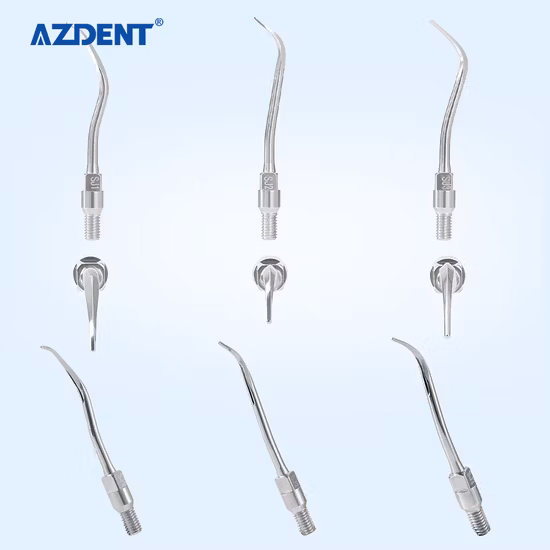Peça de mão para raspador de ar dental, limpador de dentes com 2 ou 4 furos com pontas Sj1/Sj2/Sj3